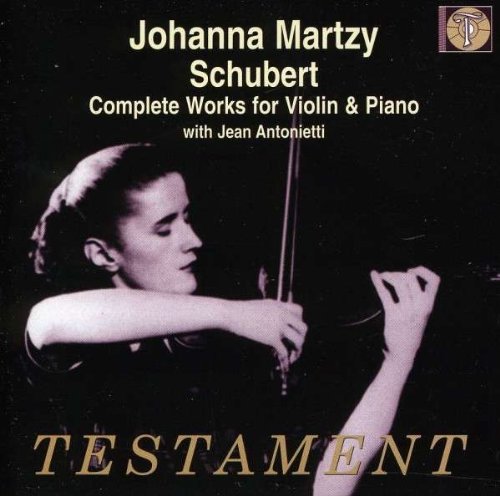 Schubert (1797-1828) - Comp.works For Violin & Piano: Martzy(Vn)Antonietti(P) - Import 2 CD