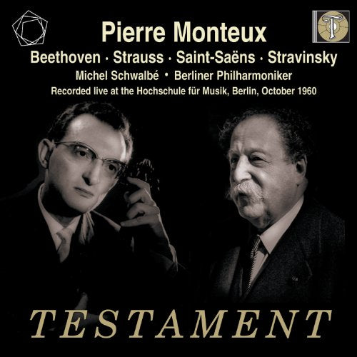 Pierre Monteux - Overture Leonore / Till Eulenspiegel'S Merry Pranks / Violin Concerto No. 3 / Petrushka Testament Klassisk - Import 2 CD