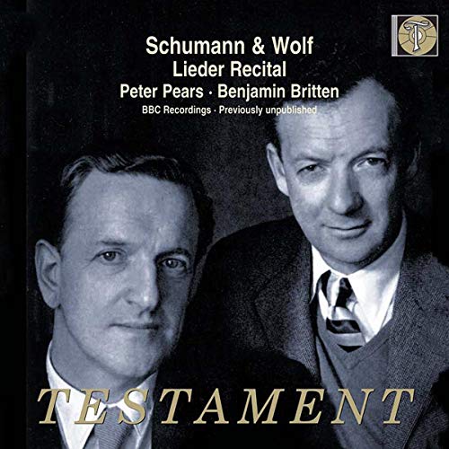 Schumann, Robert (1810-1856) - Dichterliebe: Pears(T)Britten(P)(1961)+h.wolf: Lieder - Import CD