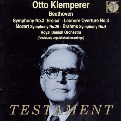 Royal Danish Symphony Orchestra - Mozart / Beethoven / Brahms: Sym.29 / 3 / 4 Klemperer / Danish Royal Opera - Import 2 CD