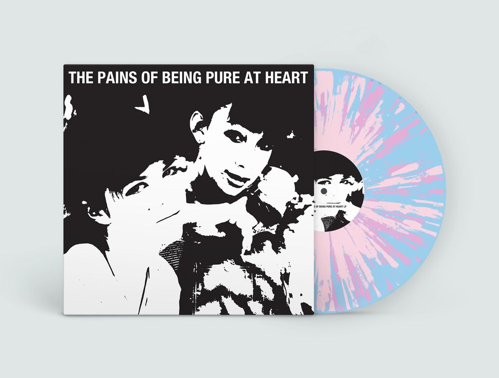 Pains Of Being Pure At Heart - Pains Of Being Pure At Heart - Import Light Blue Base W/Violet + Pink Splatter Vinyl LP Record