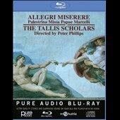 The Tallis Scholars - G.Allegri: Miserere; G.P.Palestrina: Missa Papae Marcelli, etc - Import Blu-ray Audio+CD