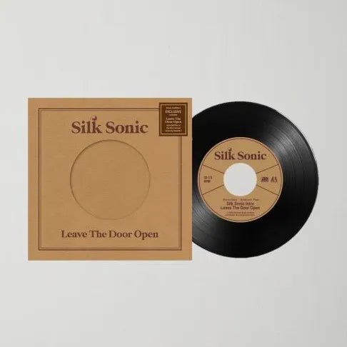 Silk Sonic (Bruno Mars & Anderson Paak) - Leave The Door Open / Leave The Door Open (Live) - Import Vinyl 7 inch Single Record