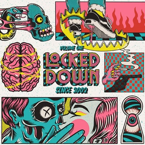 Various Artists - Locked Down Since 2002 Vol. 1 - Import Transparent Baby Blue Vinyl LP Record