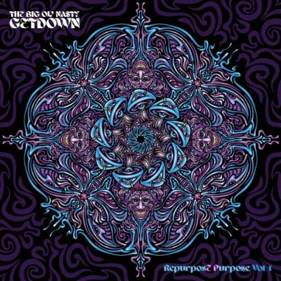 Big Ol Nasty Getdown - Repurpose Purpose (Volume 1) - Import Translucent Blue & Purple Splatter Vinyl LP Record