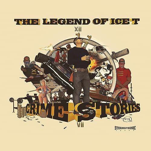 Ice-T - Legend Of Ice T: Crime Stories "3Lp" - Import Clear With Red Splatter Vinyl 3 LP Record