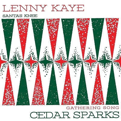 Lenny Kaye & Cedar Sparks - Holiday Split - Import Red Vinyl, Limited, Indie-Exclusive 7’ Single Record