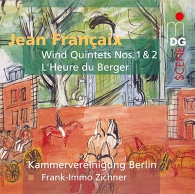 Kammervereinigung Berlin - Jean Francaix: Wind Quintet No 1 / Wind Quintet No 2 - Import CD