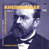 Rudolf Innig - Rheinberger: Complete Organ Works 5 - Import CD