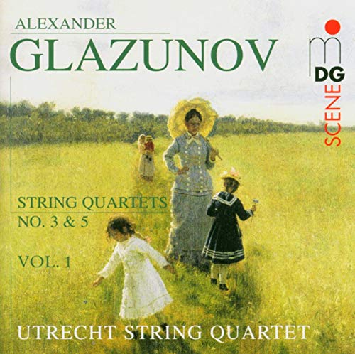 Glazunov (1865-1936) - String Quartet, 3, 5, : Utrecht Q - Import CD