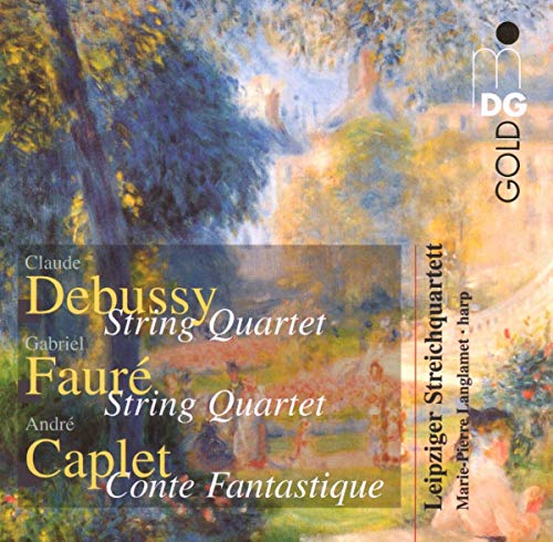 Debussy (1862-1918) - String Quartet: Leipzig Sq +faure: Qurtet, Caplet: Conte Fantastique: Langlamet(Hp) - Import CD