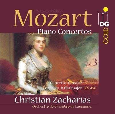 Christian Zacharias - Mozart: Piano Concertos KV 453 & 456 - Import SACD Hybrid