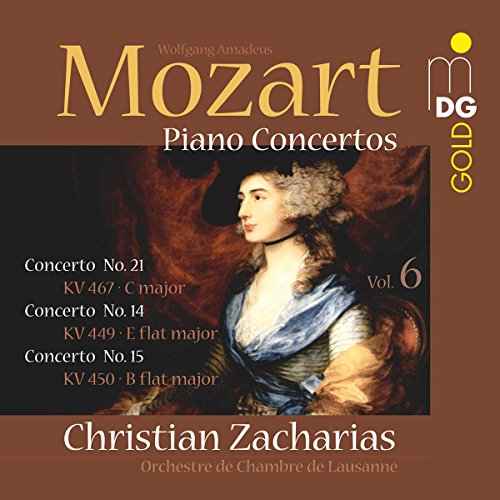 Mozart (1756-1791) - Piano Concertos Nos, 14, 15, 21, : Zacharias(P)/ Lausanne Chamber Orchestra - Import SACD Hybrid