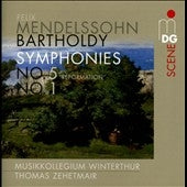 Thomas Zehetmair - Mendelssohn: Symphony No 1 & 5 - Import SACD Hybrid