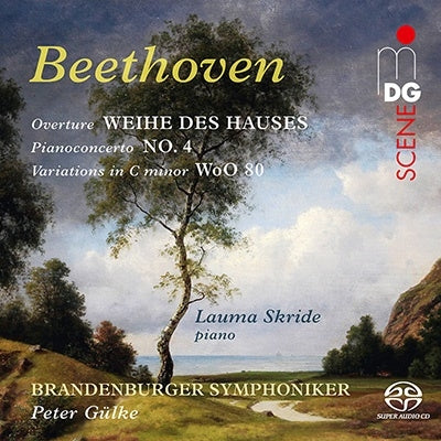 Lauma Skride - Beethoven: Overture The Consecration of the House Piano Concerto No. 4 - Import SACD Hybrid+CD