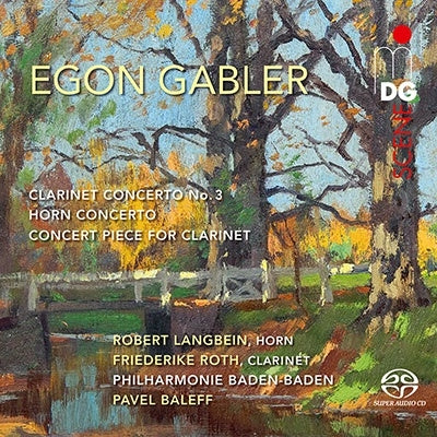 Gabler / Langbein / Philharmonie Baden-Baden - Clarinet Concerto 3 / Horn Concerto / Concert - Import SACD Hybrid