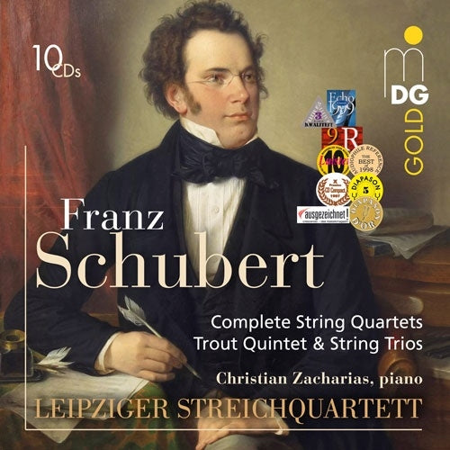 Leipziger Streichquartett - Schubert: Complete String Quartets & Trout Quintet - Import 10 CD