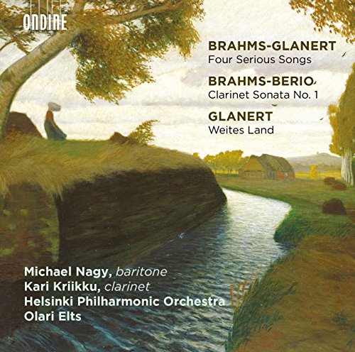 Brahms (1833-1897) - (Berio)Clarinet Sonata No.1, (Glanert)4 Ernste Gesange : Kari Kriikku(Cl)Michael Nagy(Br)Olari Elts / Helsinki Philharmonic - Import CD