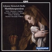 Michael Alexander Willens - Johann Heinrich Rolle: Matthaus-Passion - Import 2 CD