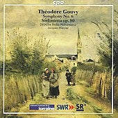 Jacques Mercier - T.Gouvy: Symphony No.6 Op.87, Sinfonietta Op.80 / Jacques Mercier, Deutsches Radio Philharmonie Saarbruecken Kaiserslautern - Import CD