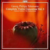 Elizabeth Wallfisch - Telemann: Complete Violin Concertos Vol.3 - Import CD
