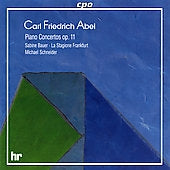 Michael Schneider - Abel: Piano Concertos Op 11 / Bauer, Schneider, La Stagione - Import CD