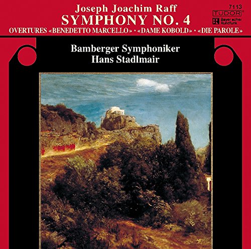 Raff, Joachim (1822-82) - Sym.4, Overtures: Stadlmair / Bamberg.so - Import CD