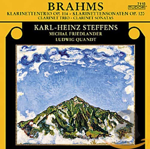 Brahms (1833-1897) - Clarinet Sonata.1, 2, Clarinet Trio: Steffens(Cl)Friedlander(P)Quandt - Import CD