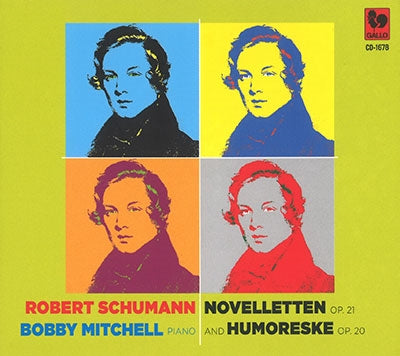 Bobby Mitchell(Piano) - Robert Schumann-8 Novelletten Op21 And Humoreskeop20 - Import Mini LP CD