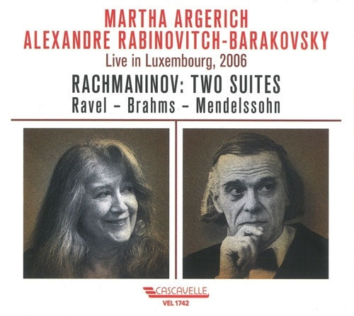 Alexandre Rabinovitch-Barakovsky - Argerich&Rabinovitch Live In Luxembourg 2006 - Import CD
