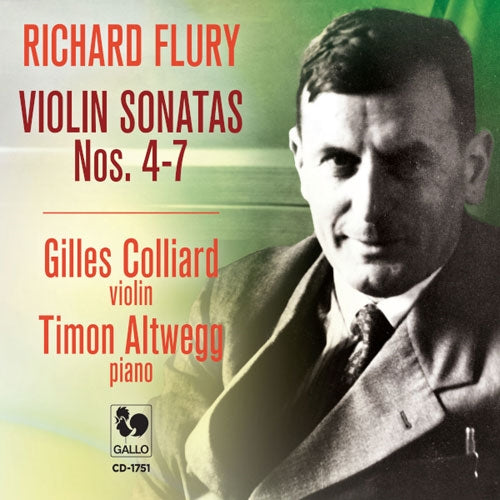 Gilles Colliard - Violin Sonatas Nos.4-7 : Gilles Colliard(Vn)Timon Altwegg(P) - Import CD