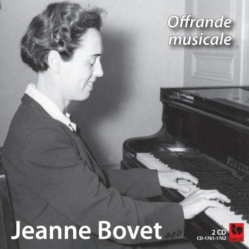 Jeanne Bovet - Offrande musicale -Jeanne Bovet (2CD) - Import 2 CD