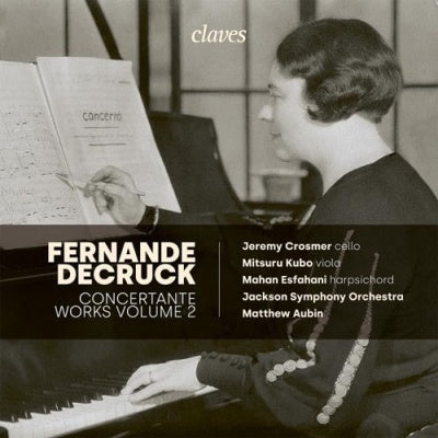Jeremy Crossmer - Fernande Decruck Concertante Works Volume 2 - Import CD Digipak