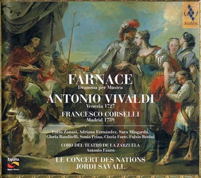 Jordi Savall - Vivaldi Corselli Farnace - Import 3 CD