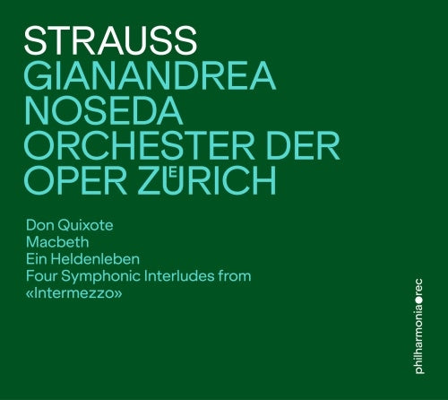 Gianandrea Noseda - Strauss, Richard：Tone Poems & Interludes : Orchester der Oper Zurich (2CD) - Import 2 CD