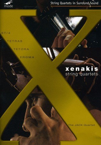 Xenakis (1922-2001) - Complete String Quartet Works -St/4, Tetras, Tetora, Ergma : The Jack Quartet - Import DVD