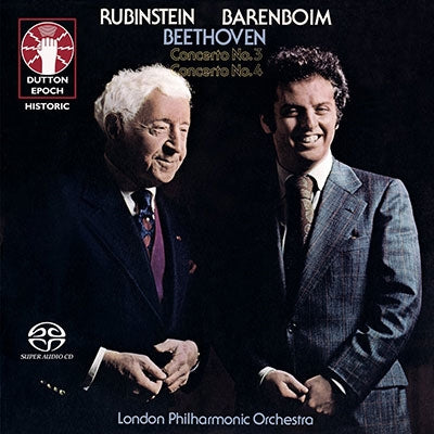Artur Rubinstein - Daniel Barenboim & Artur Rubinstein - Beethoven: Piano Concertos Nos. 3 & 4 [Sacd Hybrid Multi-Channel] - Import SACD Hybrid