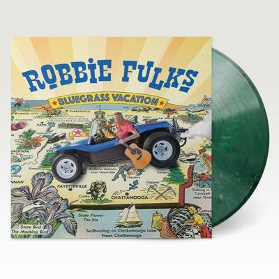 Robbie Fulks - Bluegrass Vacation - Import Blue/Green Vinyl LP Record