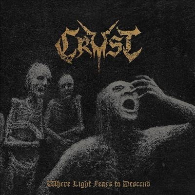 Crust - Where Light Fears To Descend - Import Black & Transparent Gold Galaxy Vinyl LP Record