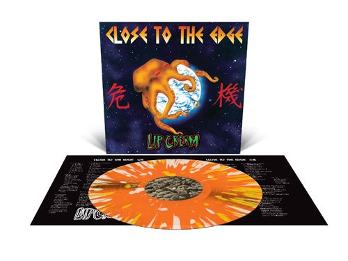 LIP CREAM - Close to The Edge - Import Orange Krush with Splatter Vinyl LP Record Limited Edition