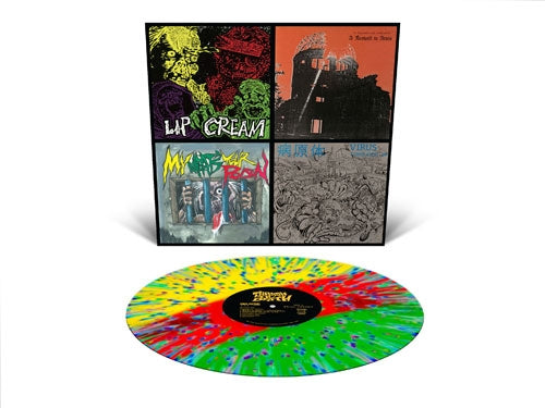 LIP CREAM - Thrash Til' Death - Import Custom 3 Color Stripe with Splatter Vinyl LP Record Limited Edition