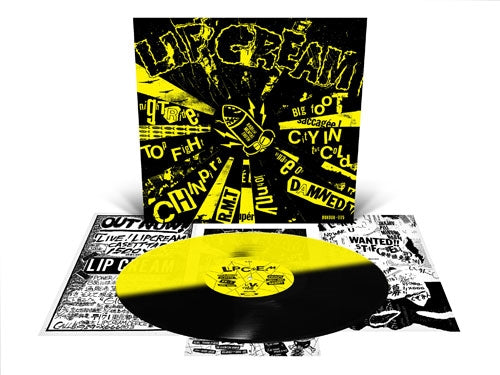 LIP CREAM - Big Foot Cassette - Import Custom Half and Half Vinyl LP Record Limited Edition