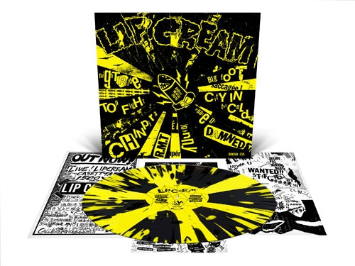 LIP CREAM - Big Foot Cassette - Import Custom Pinwheel with Splatter Vinyl LP Record Limited Edition