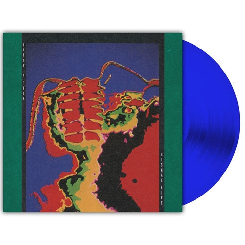 Genghis Tron - Signal Fire - Import Blue Vinyl LP Recurd