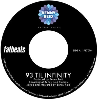 Benny Reid - 93 'Til Infinity / Day One - Import Vinyl 7 inch Single Record