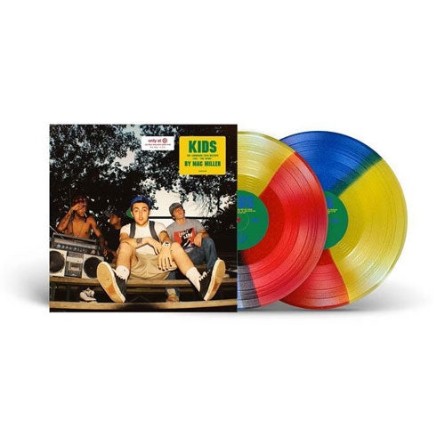 Mac Miller - Kids - Import Red, Blue & Yellow Glitter Vinyl 2 LP Record