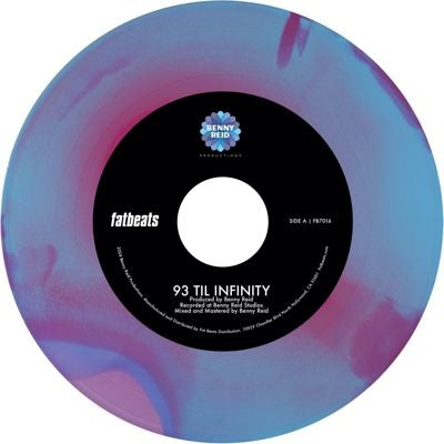 Benny Reid - 93 'til Infinity - Import Colored Vinyl 7 inch Single Record