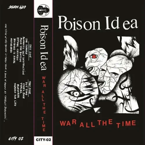 Poison Idea - War All The Time - Import Cassette Tape