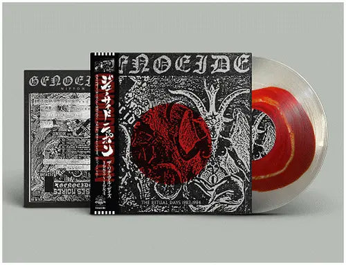 Genocide Nippon - The Ritual Days 1983-1984 - Import Diehard Color-In-Color Edition: Red Spot Into Crystal Clear Vinyl LP Record