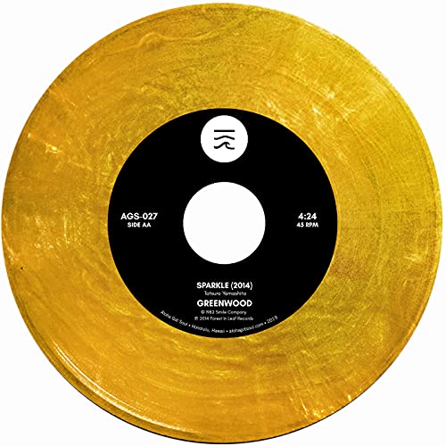 Greenwood - Sparkle＜Clear with Metallic Gold Swirl Vinyl 